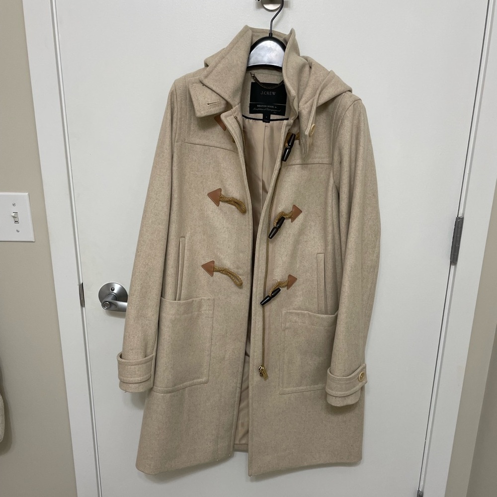 J. Crew Melton Wool Toggle Coat